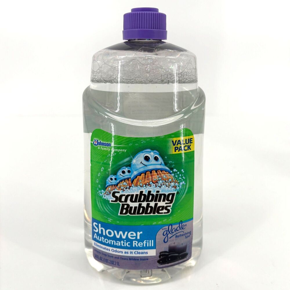 Scrubbing Bubbles Automatic Shower Cleaner Refill 34 Oz Refreshing Spa
